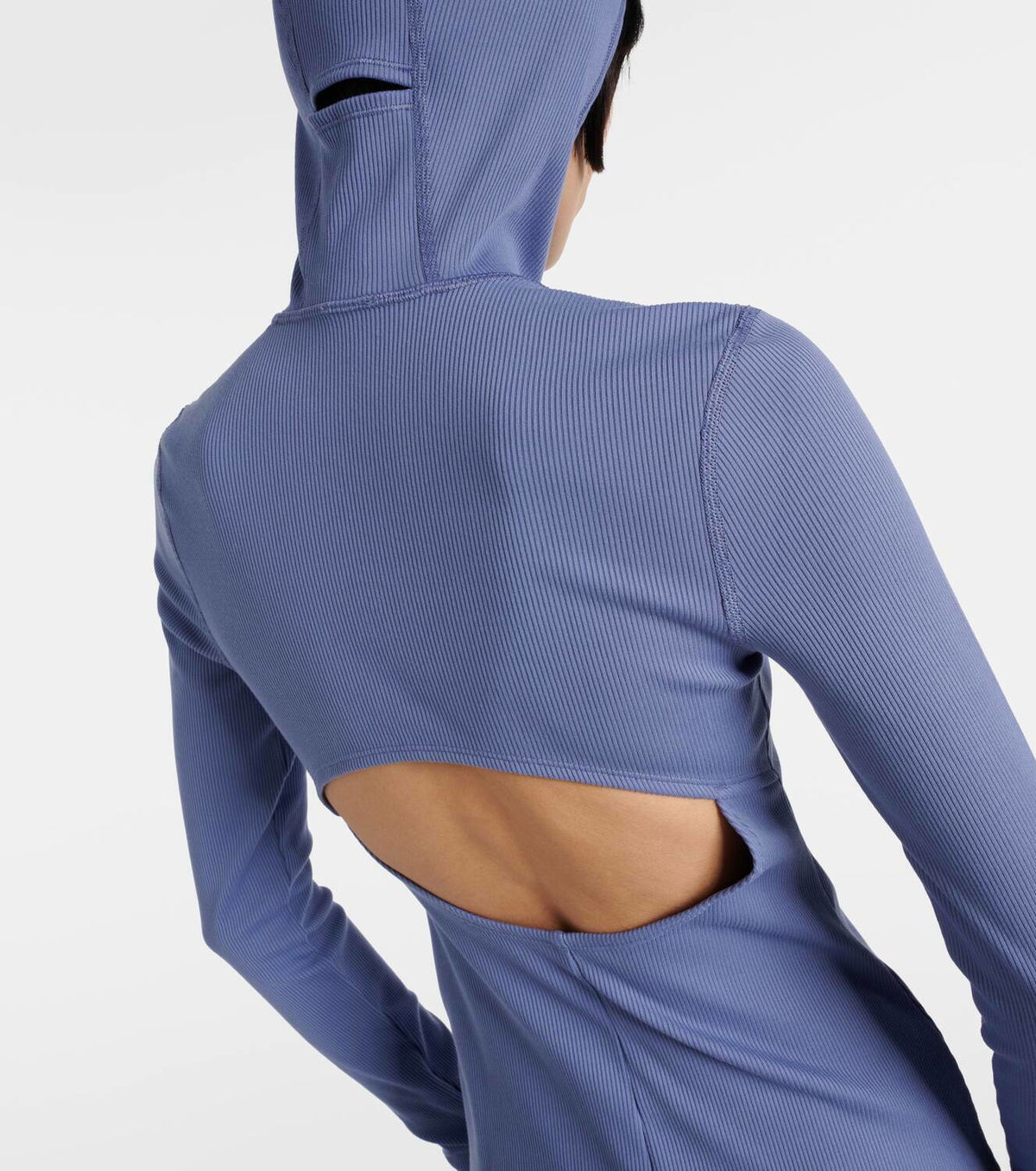 Alo Yoga Alosoft Frontrunner ribbed-knit top Alo Yoga