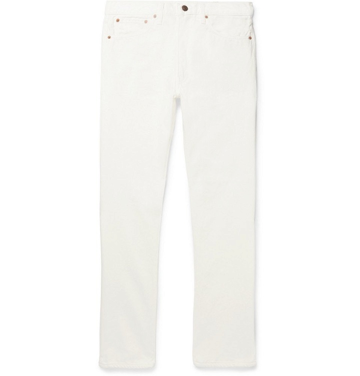 Photo: OrSlow - 107 Slim-Fit Denim Jeans - Men - White