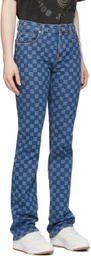 MISBHV Blue Monogram Jeans