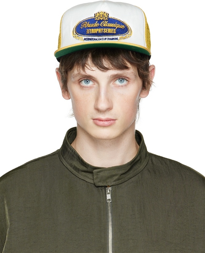 Photo: Rhude Yellow & Off-White Trophy Series Cap