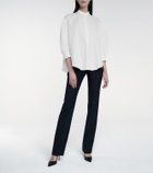 Alexander McQueen Cotton-poplin blouse