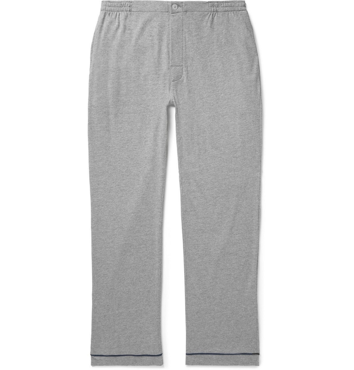 Photo: Sleepy Jones - Marcel Cotton-Blend Jersey Pyjama Trousers - Gray