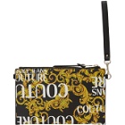 Versace Jeans Couture Black and Gold Barocco Pouch