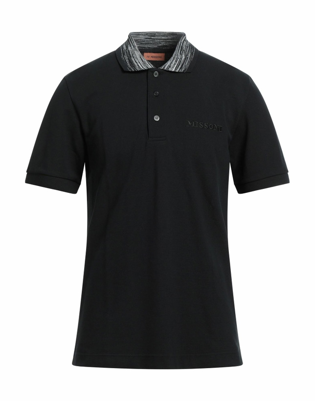Photo: Missoni Mens Polo shirt in Black