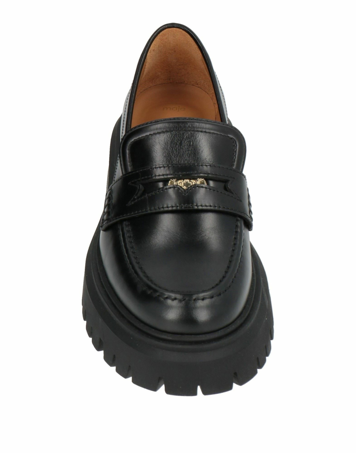 Maje Womens Loafers in Black