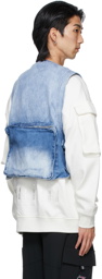 Li-Ning Blue Denim Washed Vest