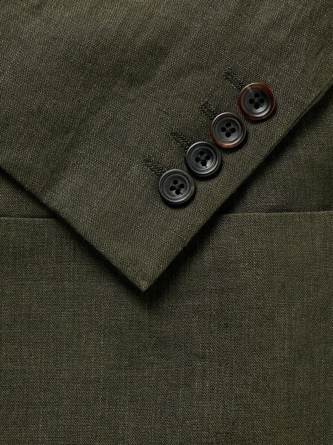 Richard James - Chapman Unstructured Slim-Fit Linen Suit Jacket - Green