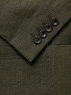 Richard James - Chapman Unstructured Slim-Fit Linen Suit Jacket - Green