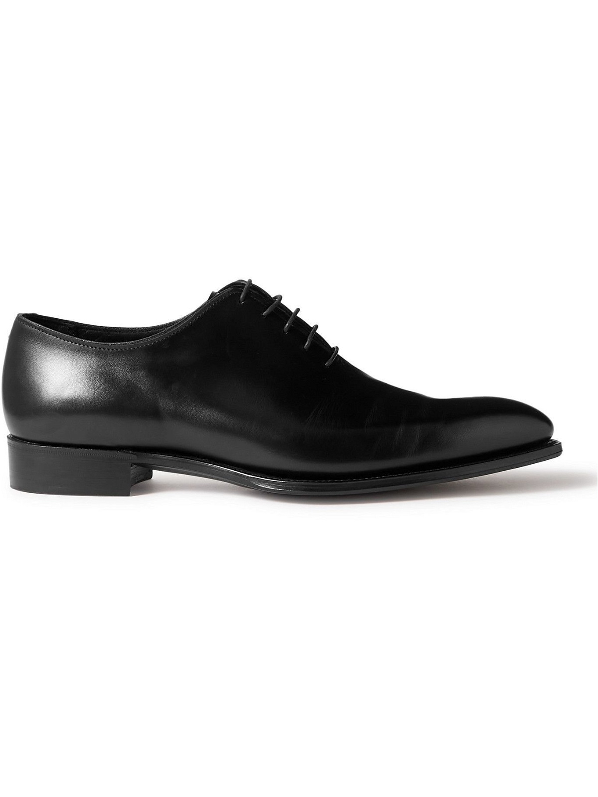 Photo: Kingsman - Merlin Whole-Cut Leather Derby Shoes - Black