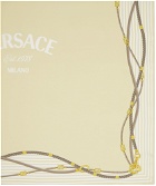 Versace Yellow Greca Nautical Large Silk Scarf