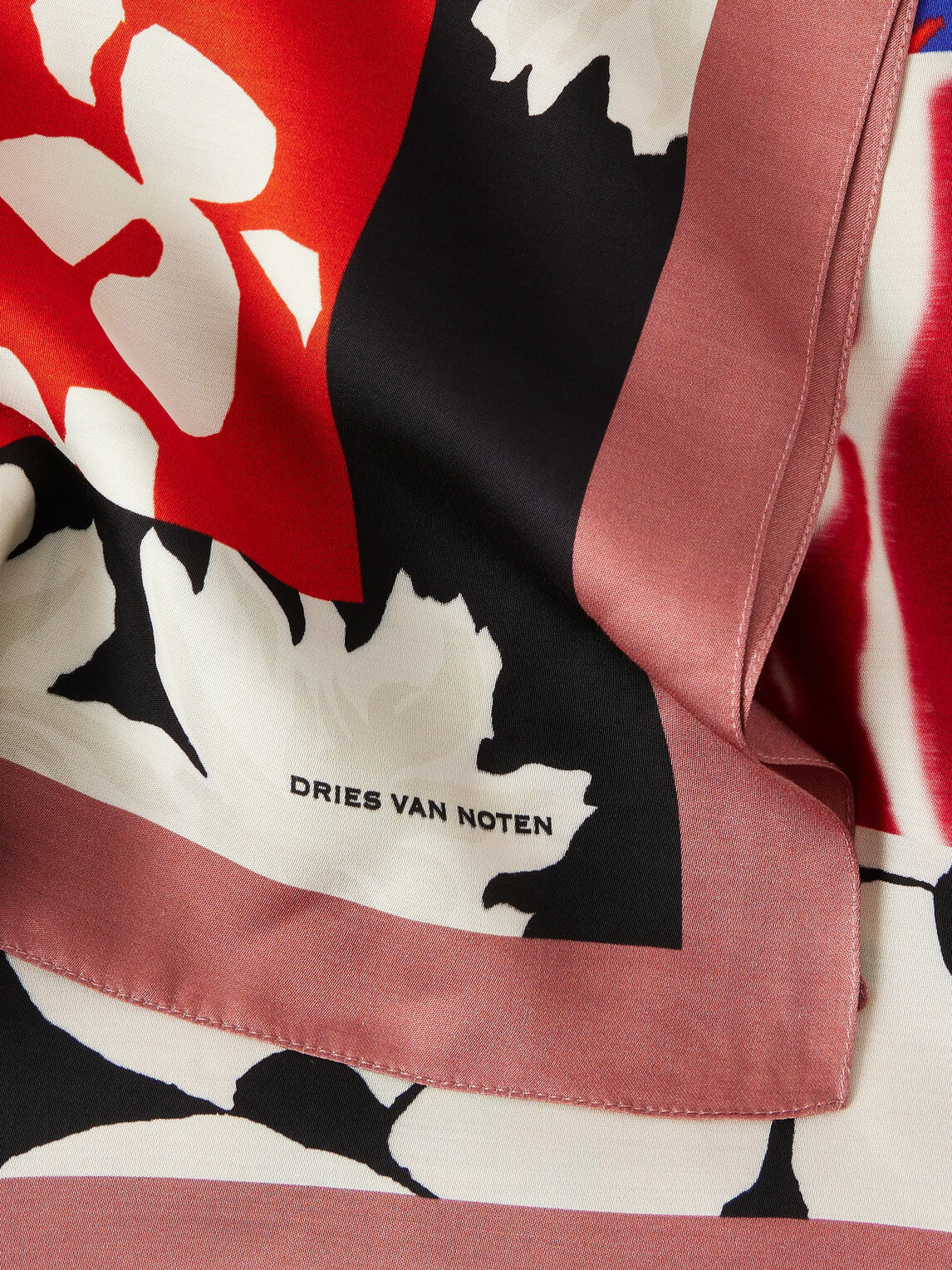 Dries Van Noten - Floral-Print Satin Scarf