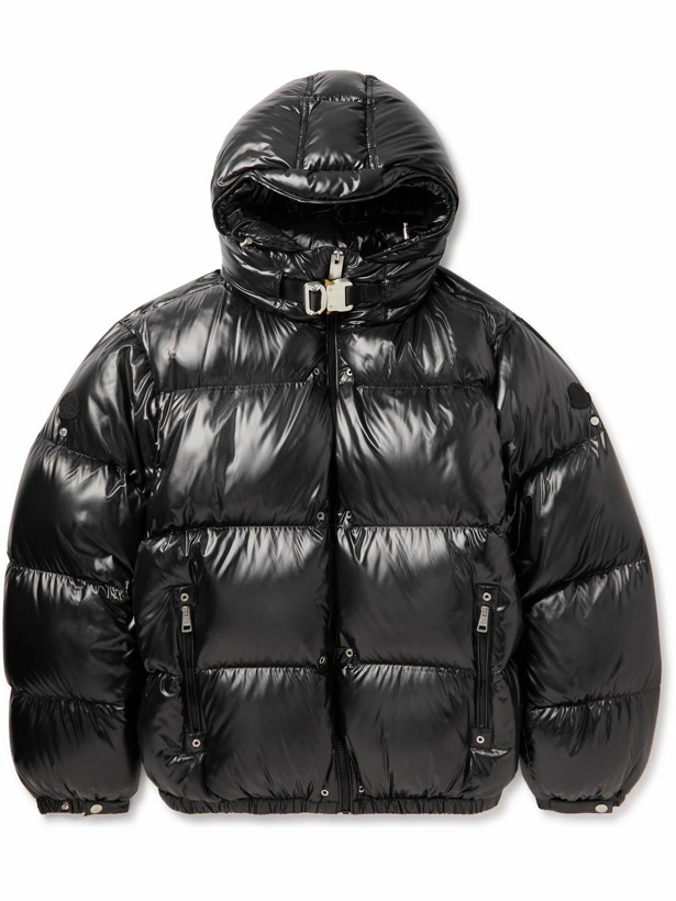 Photo: Moncler Genius - 6 Moncler 1017 ALYX 9SM Almondis Shell Hooded Down Jacket - Black