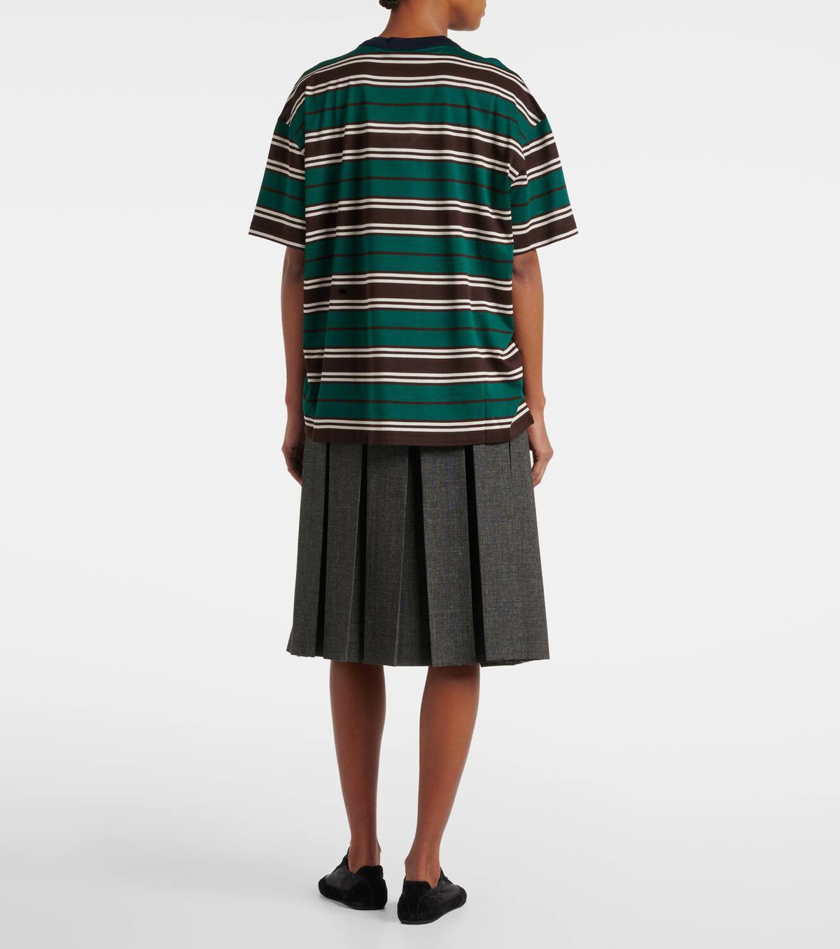 Prada Striped cotton jersey T-shirt Prada