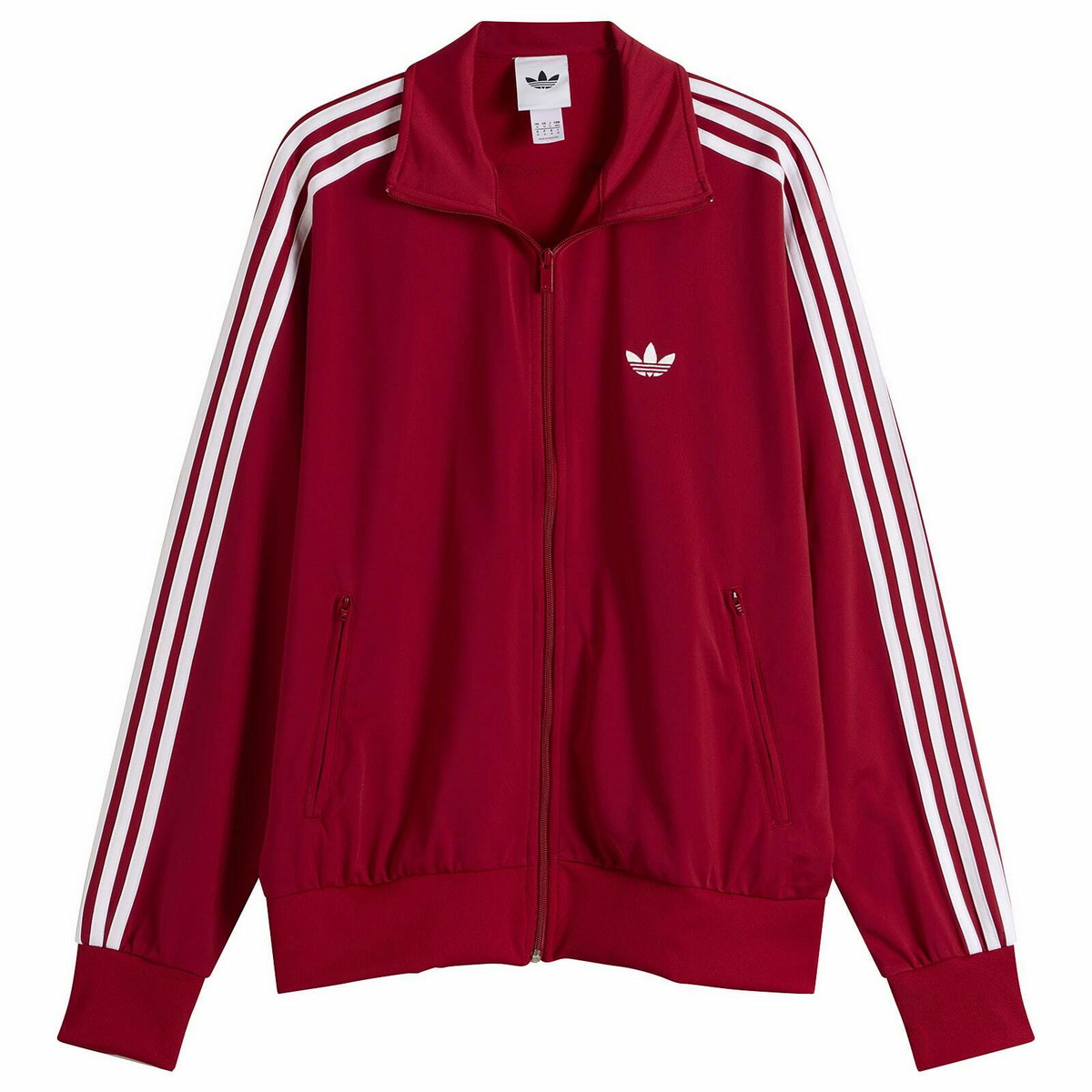 Adidas Men's Firebird Tracktop in Team Victory Red/White
