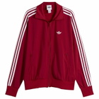 Adidas Men's Firebird Tracktop in Team Victory Red/White