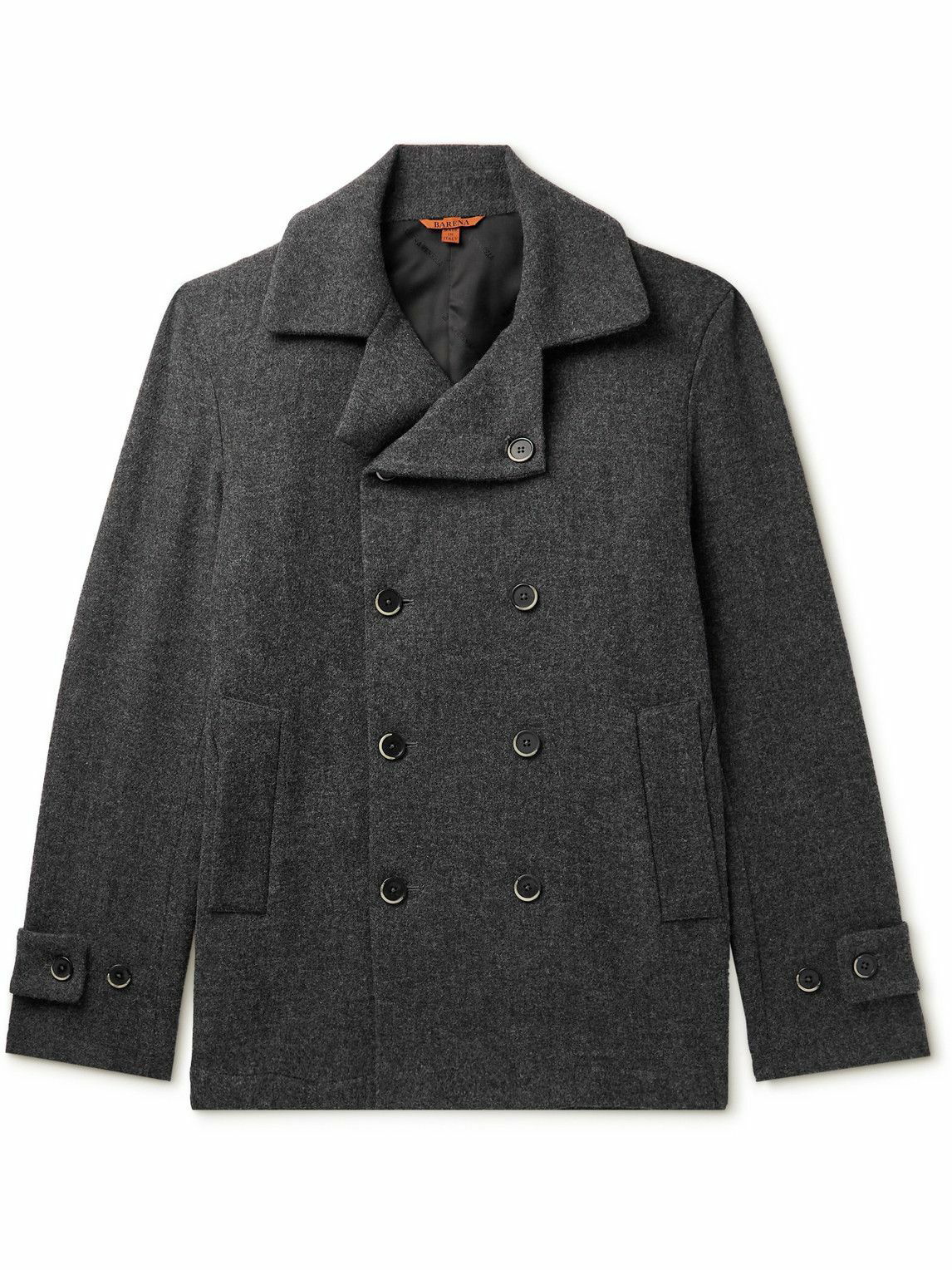 Barena - Fondaco Double-Breasted Wool-Blend Coat - Gray Barena