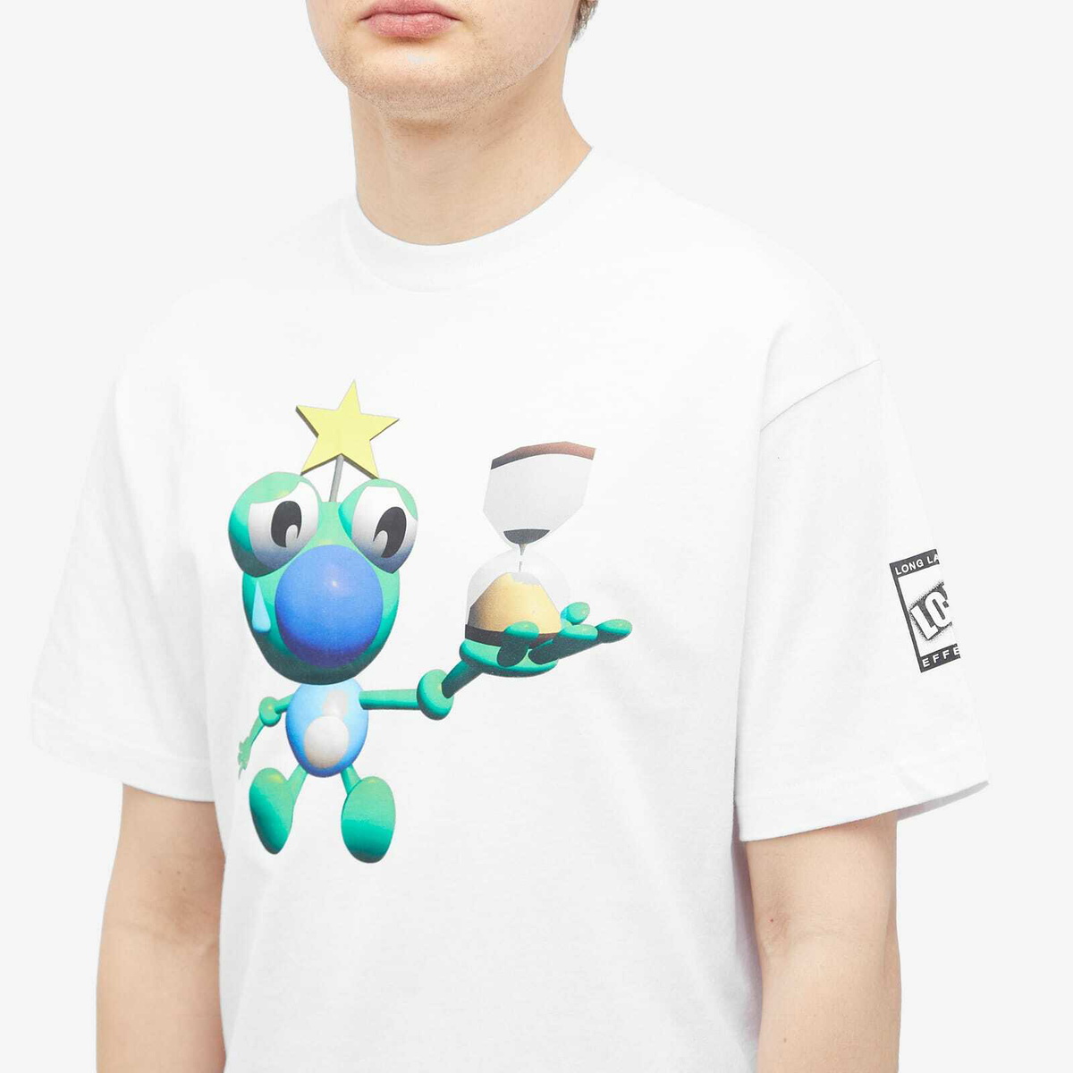 Lo-Fi Men's Countdown T-Shirt in White