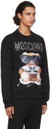 Moschino Black Terry Logo Sweatshirt