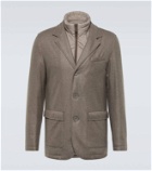 Herno Convertible wool and cashmere blazer