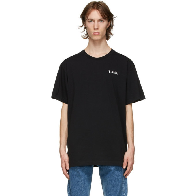 Photo: VETEMENTS Black Definition T-Shirt