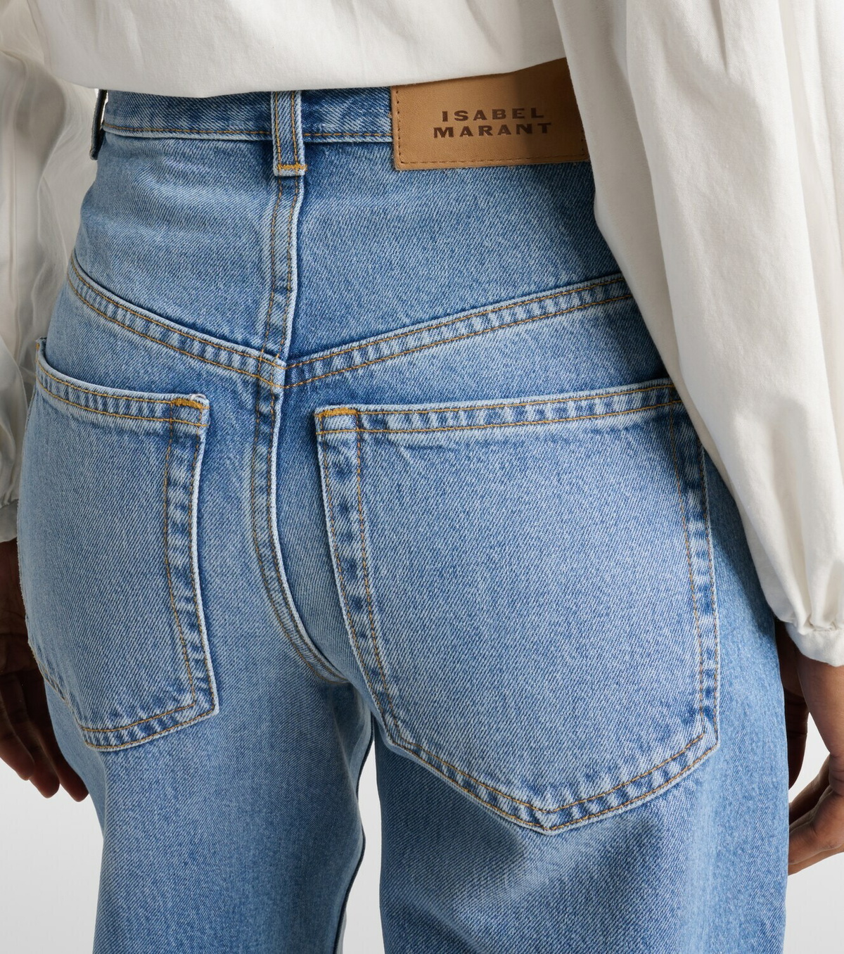 Isabel Marant Drolane high-rise straight jeans