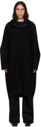 Rick Owens Black Jumbo Peter Coat