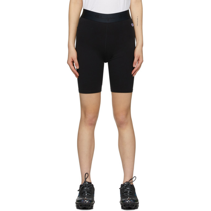 Champion Reverse Weave Black Cycling Shorts
