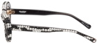 Doublet Black 817 Blanc LNT Edition Decorated Flame Sunglasses