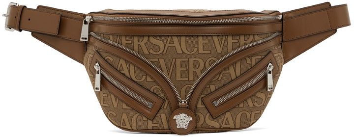Photo: Versace Brown Repeat Pouch