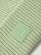 Acne Studios - Appliquéd Ribbed Wool Beanie