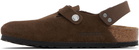 Birkenstock Brown Narrow Tokio Slip-on Loafers