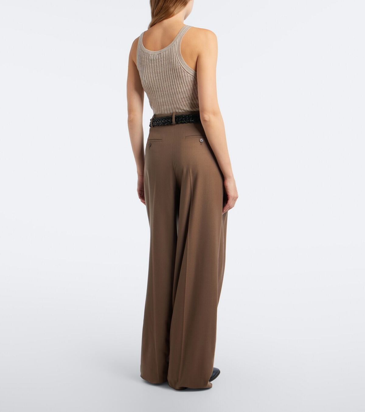 Ralph Lauren Collection Clarice wool-blend wide-leg pants