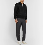 A.P.C. - Gaspard Wool-Blend Bomber Jacket - Black