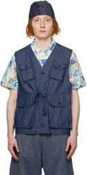Engineered Garments Indigo C-1 Vest