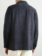 Canali - Suede Jacket - Blue
