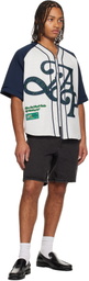 AAPE by A Bathing Ape Black 'AAPENOW' Denim Shorts