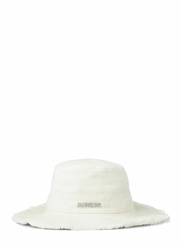 Photo: Jacquemus - Le Bob Artichaut Bucket Hat in Cream