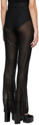 REMAIN Birger Christensen Black Sequin Lounge Pants