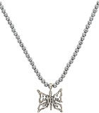 MISBHV Silver Butterfly Necklace