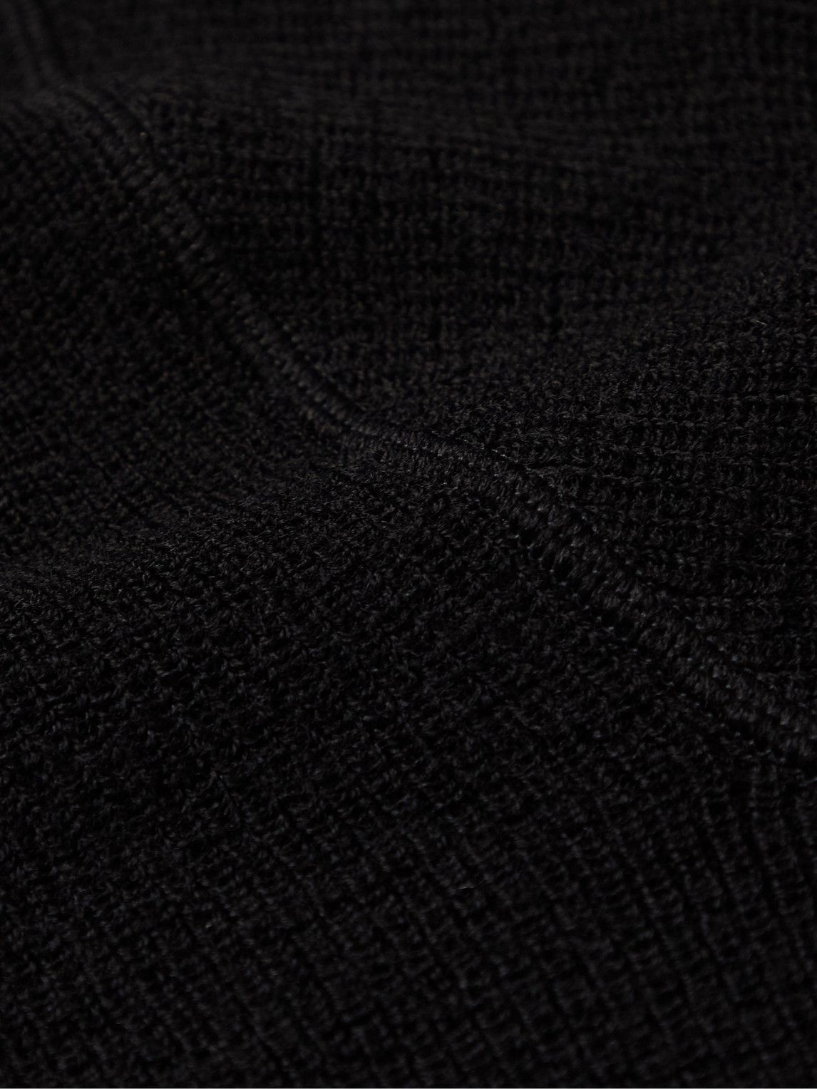 Margaret Howell - MHL. Merino Wool Half-Zip Sweater - Black 