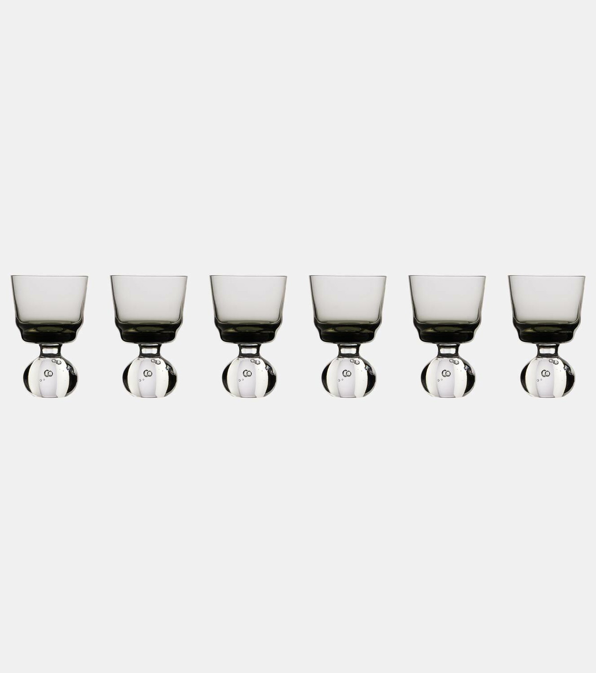 Serax Eternal Snow Small set of 6 glasses by Bela Silva