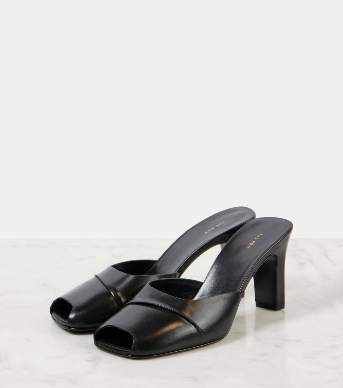 The Row Milla leather mules