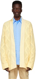 Dunhill Yellow Cashmere Cardigan