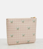 Valentino Garavani VLogo Medium printed leather pouch
