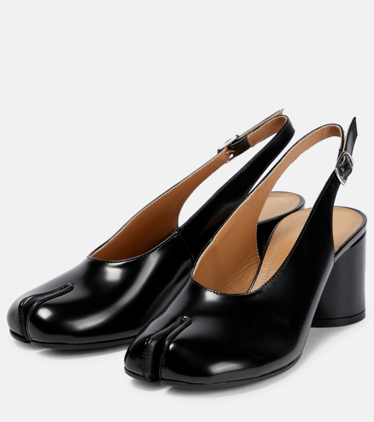 【MM6】Tabi Leather slingback ドレスシューズ ★送料関税込★ Maison Margiela - Tabi leather slingback pumps Maison Margiela
