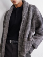 Begg & Co - Surfer Cashmere Cardigan - Gray