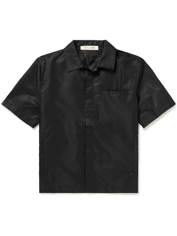 Photo: 1017 ALYX 9SM - Buckle-Embellished Shell Shirt - Black