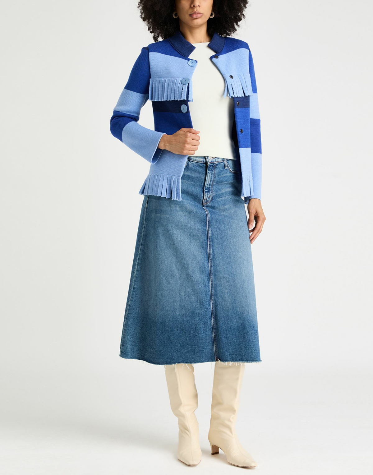 Charlott Womens Cardigan Azure