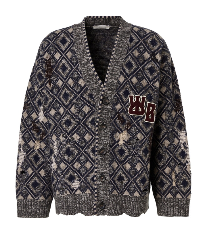 Photo: Wales Bonner Sibling oversized wool cardigan