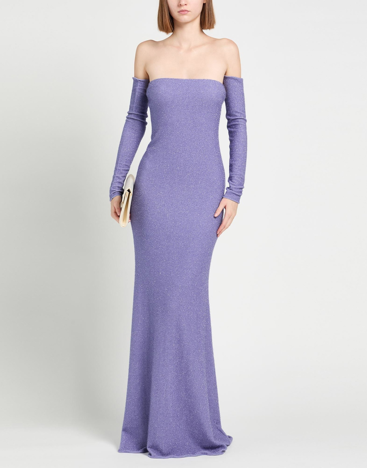 Blumarine Womens Maxi dress Mauve